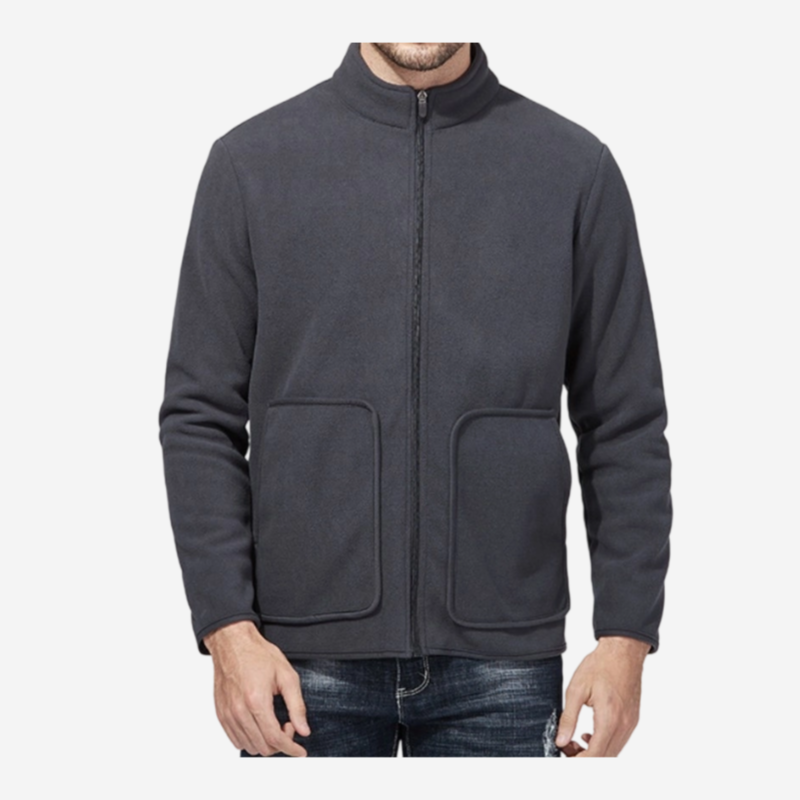 Soft Fleece Jacket Cold Weather Comfort - 图片 3