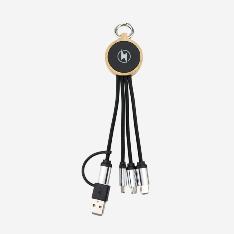 Eco Bamboo Cable Set Multi-Function - Image 4