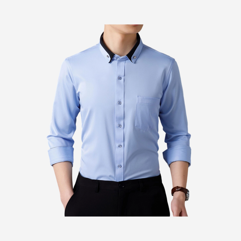 Elegant Dress Shirt Professional Wardrobe - 图片 4
