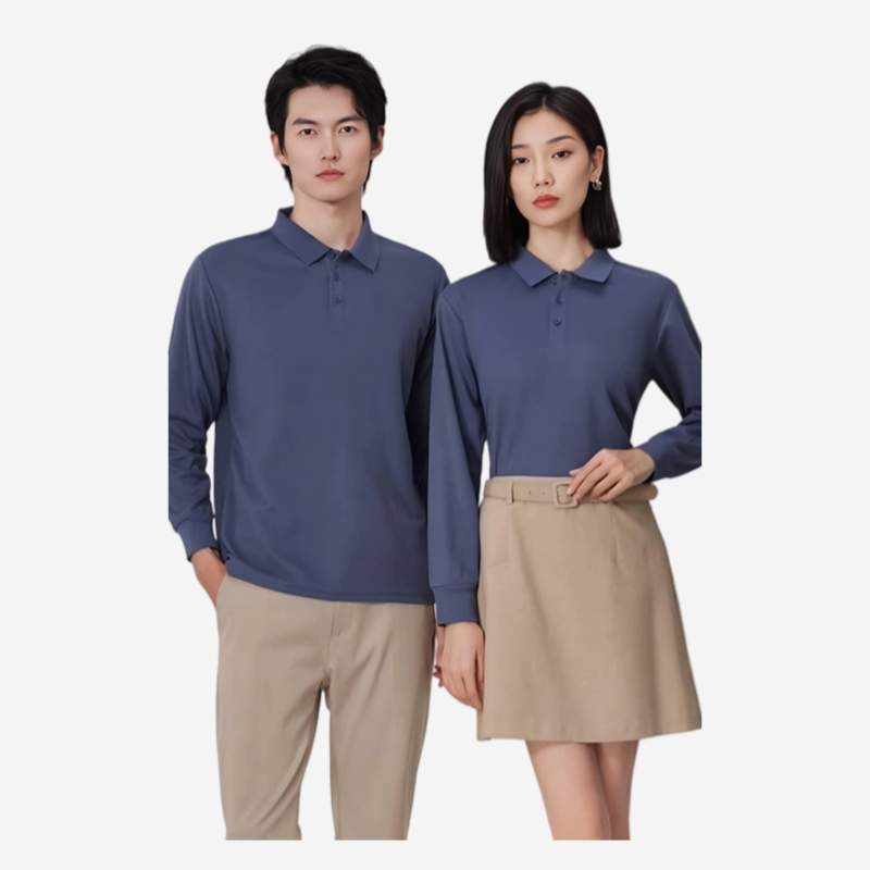 Premium Long Sleeve Polo Business Gifts - 图片 3