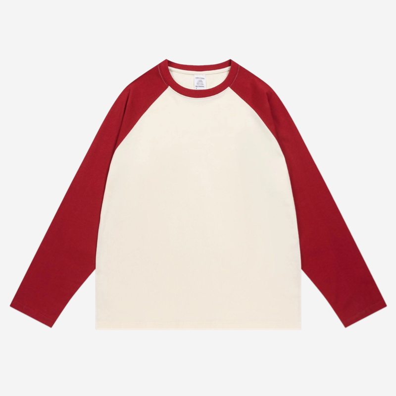 Premium Long Sleeve Round Neck T-Shirt for Branding - 图片 3