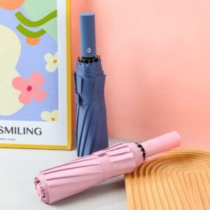 Sun-protective Double-bone Vinyl Automatic Umbrella