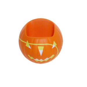 Masked Pumpkin Stress Ball Desktop Bin