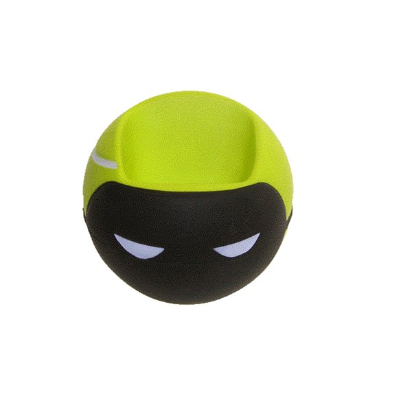 Masked Tennis Player Stress Ball Desktop Bin
