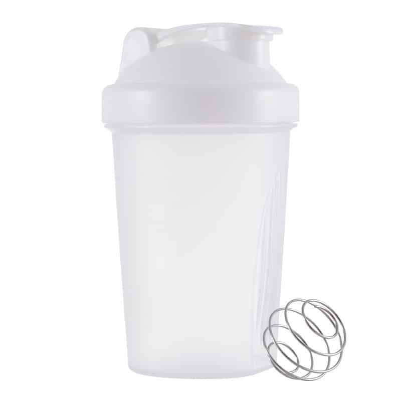 Plastic Shaking Cup 13oz Fitness Water Bottle