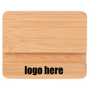 Bamboo Dual Tablet and Mobile Device Holder