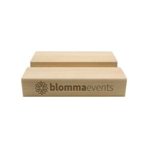 Pine Wood Block Phone Stand