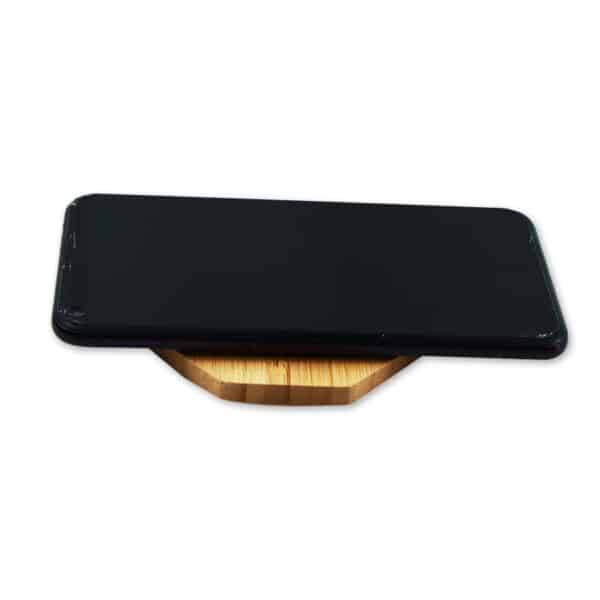 Hexagon Bamboo Wireless Charger
