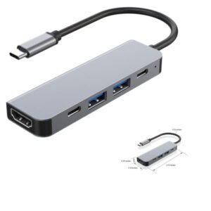 5-in-1 Laptop Docking Station USB Type C Hub