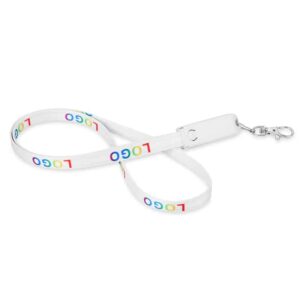 Nylon Lanyard 3-in-1 Charging Cable