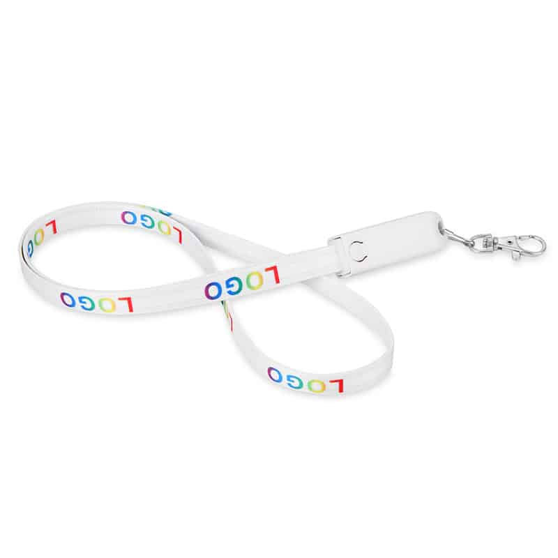 Nylon Lanyard 3-in-1 Charging Cable
