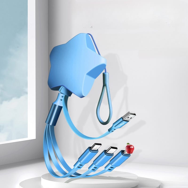 Lucky Star Retractable Storage Charging Cable