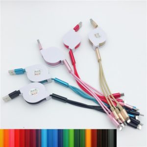 Portable 3in1 Fast Charging Cable Custom Logo