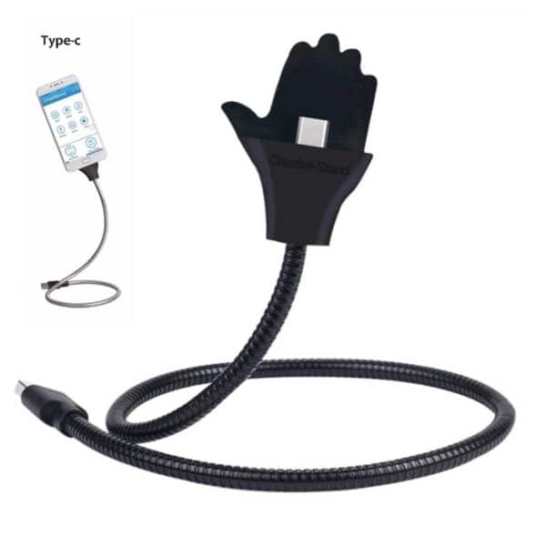 Palm-Shaped Charging Cable Stand with Lightning Port