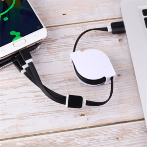 Portable  3-in-1 Retractable Charging Cable