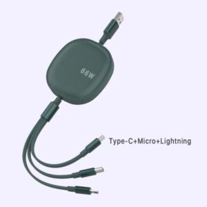 Retractable 66W Super Fast Charging Cable