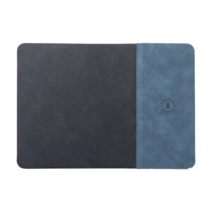 PU Leather Anti-Slip Wireless Charging Mouse Pad