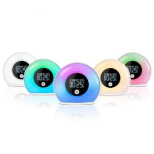 Bluetooth Color Changing Alarm Clock with Bluetooth Speaker
