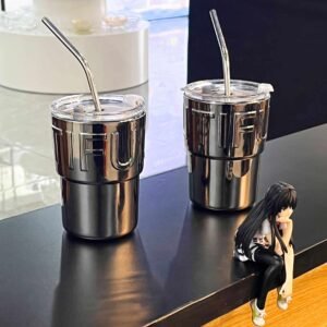 Stainless Steel Straw Cup