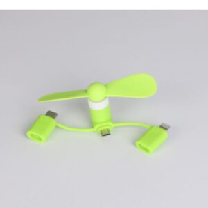 Portable 3-in-1 Mini USB Cellphone Fan
