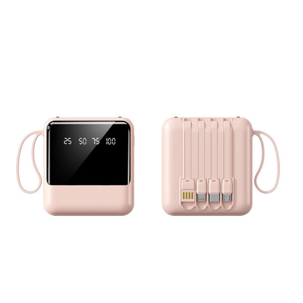 Portable 5000mAh Power Bank with Digital Display