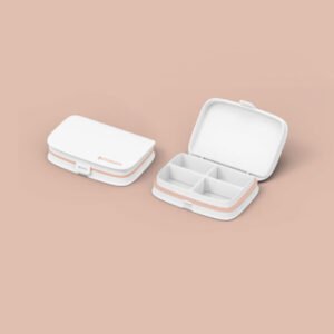 Mini Portable 4-Compartment Pill Box