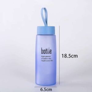 Simple Large Capacity Frosted Plastic Bottle 16OZ