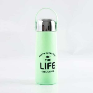 Modern Simple Handle Glass Bottle 13OZ