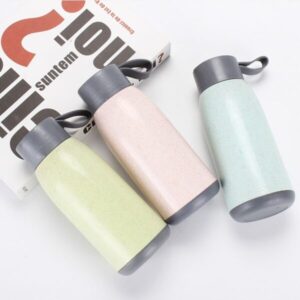 Creative Simple Wheat Glass Bottle 12OZ