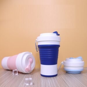 Silicone Non-slip Collapsible Bottle 18OZ