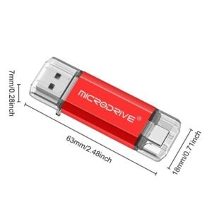 Dual Port Laser Engraved USB Flash Drive