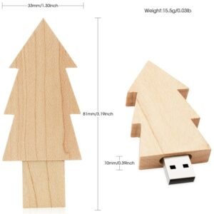 Eco-friendly Christmas Tree USB Flash Drive