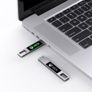 Promotional LED USB Flash Drive With Keychain-4GB