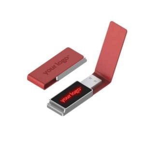 Leather LED USB Flash Drive-16GB