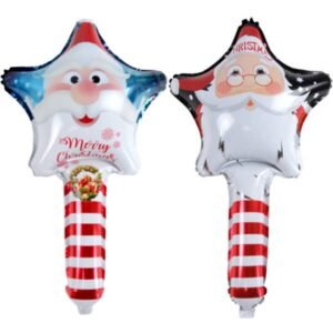 Pentagram Santa Claus Inflatable Cheer Sticks