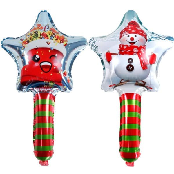 Pentagram Snowman Inflatable Cheer Sticks