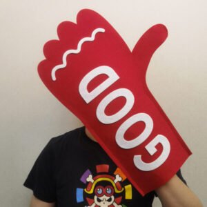 Non-Woven Fabric Vertical Thumb Cheer Glove