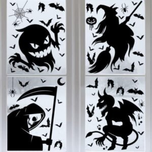 Halloween Giant Ghost Monster Window Clings