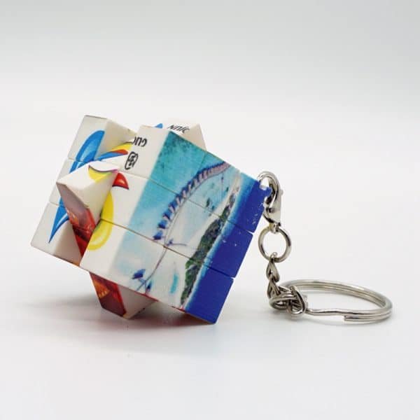 Puzzle Cube Keychain