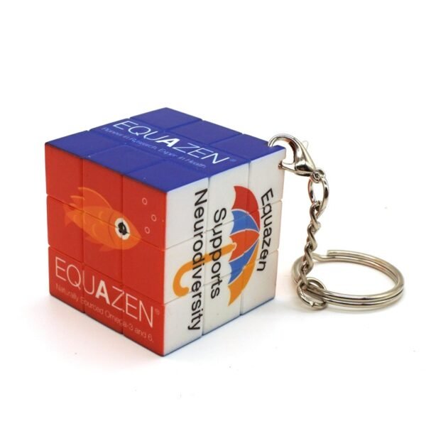 Mini Cube Puzzle With Keychain