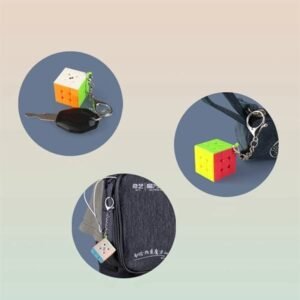 New PU Foam Cube Puzzle Stress Ball with Keychain