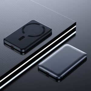 5,000mAh Aluminum Alloy Magnetic Wireless Power Bank