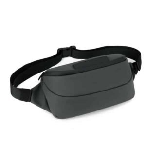 Minimalist Structured PU-Coated Fanny Pack
