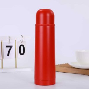 Large Capacity 17oz Double Layer Stainless Steel Bullet Insulated Bottle