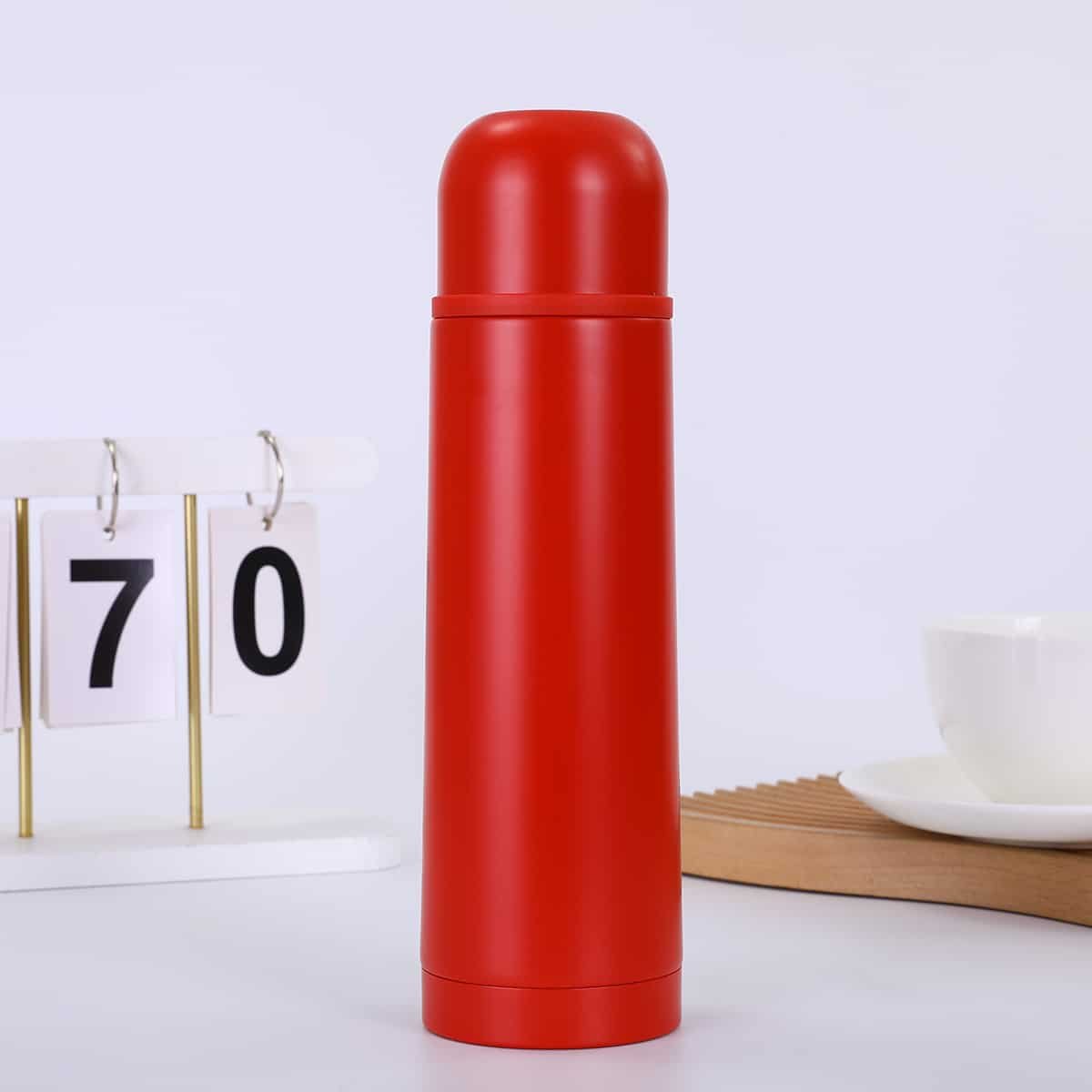 Large Capacity 17oz Double Layer Stainless Steel Bullet Insulated Bottle