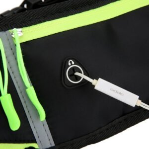 Fluorescent Strip 3-Compartment Fanny Bag