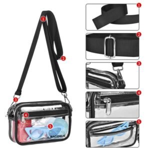 Transparent PVC Shoulder Crossbody Bag