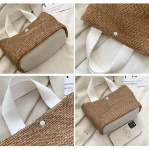 Woven leisure Resort literary Retro Handbag