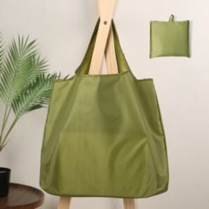 Solid Color Oxford Cloth Collapsible Bag