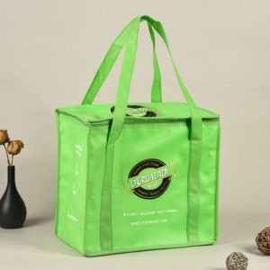 One-Color Printed Non-Woven Insulated Bag with Custom Logo